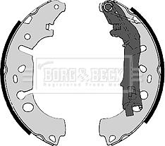 Borg & Beck BBS6368 - Комплект спирачна челюст vvparts.bg