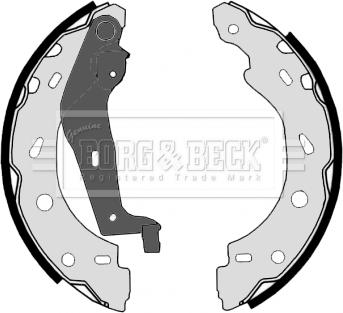 Borg & Beck BBS6309 - Комплект спирачна челюст vvparts.bg