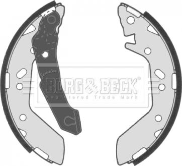 Borg & Beck BBS6311 - Комплект спирачна челюст vvparts.bg
