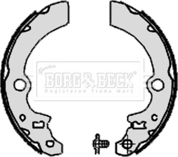 Borg & Beck BBS6333 - Комплект спирачна челюст vvparts.bg