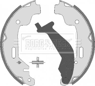 Borg & Beck BBS6326 - Комплект спирачна челюст vvparts.bg