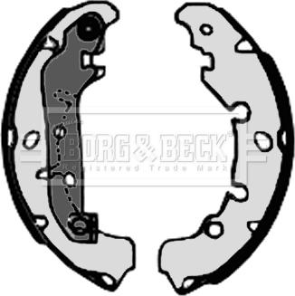 Borg & Beck BBS6320 - Комплект спирачна челюст vvparts.bg