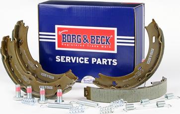 Borg & Beck BBS6371 - Комплект спирачна челюст, ръчна спирачка vvparts.bg