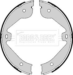 Borg & Beck BBS6373 - Комплект спирачна челюст, ръчна спирачка vvparts.bg