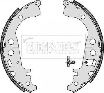 Borg & Beck BBS6294 - Комплект спирачна челюст vvparts.bg