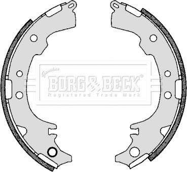 Borg & Beck BBS6295 - Комплект спирачна челюст vvparts.bg