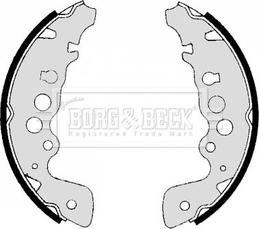 Borg & Beck BBS6290 - Комплект спирачна челюст vvparts.bg