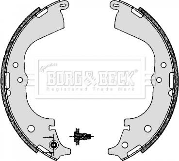 Borg & Beck BBS6291 - Комплект спирачна челюст vvparts.bg