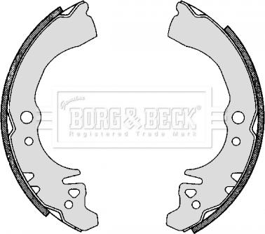 Borg & Beck BBS6298 - Комплект спирачна челюст vvparts.bg