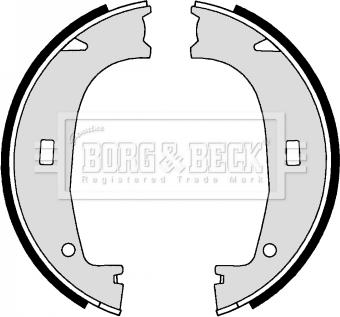 Borg & Beck BBS6246 - Комплект спирачна челюст, ръчна спирачка vvparts.bg