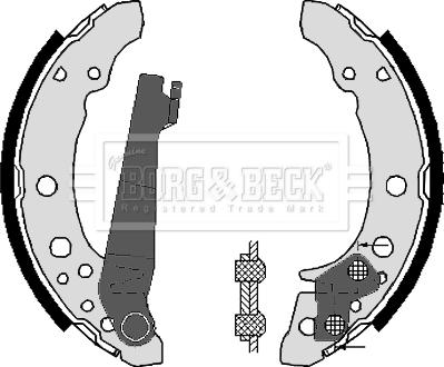 Borg & Beck BBS6248 - Комплект спирачна челюст vvparts.bg