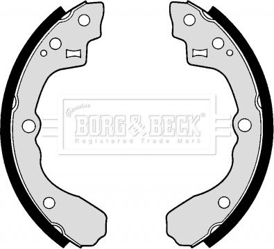 Borg & Beck BBS6259 - Комплект спирачна челюст vvparts.bg