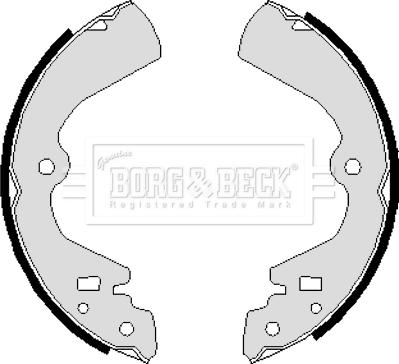 Borg & Beck BBS6250 - Комплект спирачна челюст vvparts.bg