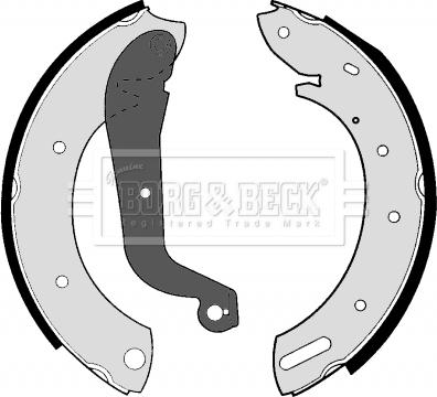 Borg & Beck BBS6261 - Комплект спирачна челюст vvparts.bg