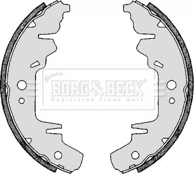 Borg & Beck BBS6263 - Комплект спирачна челюст vvparts.bg