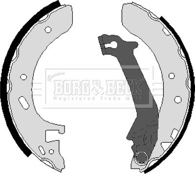 Borg & Beck BBS6216 - Комплект спирачна челюст vvparts.bg