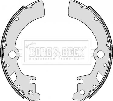 Borg & Beck BBS6289 - Комплект спирачна челюст vvparts.bg