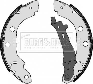 Borg & Beck BBS6286 - Комплект спирачна челюст vvparts.bg