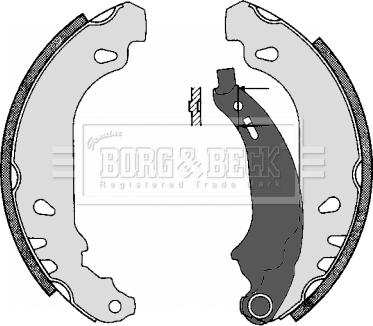 Borg & Beck BBS6283 - Комплект спирачна челюст vvparts.bg