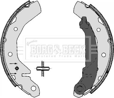 Borg & Beck BBS6270 - Комплект спирачна челюст vvparts.bg