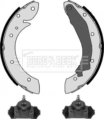 Borg & Beck BBS1046K - Комплект спирачна челюст vvparts.bg