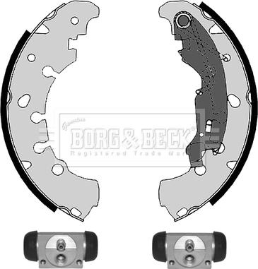 Borg & Beck BBS1081K - Комплект спирачна челюст vvparts.bg