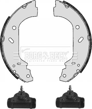 Borg & Beck BBS1115K - Комплект спирачна челюст vvparts.bg