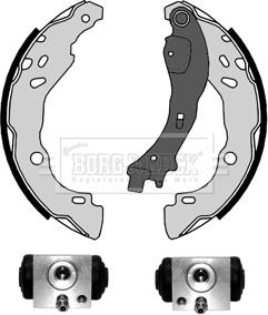 Borg & Beck BBS1113K - Комплект спирачна челюст vvparts.bg