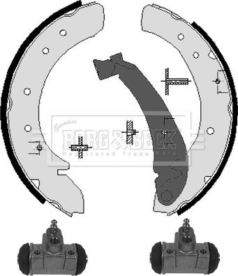 Borg & Beck BBS1127K - Комплект спирачна челюст vvparts.bg