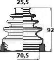 Borg & Beck BCB6131 - Маншон, полуоска vvparts.bg