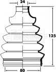 Borg & Beck BCB2364 - Маншон, полуоска vvparts.bg