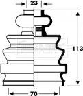 Borg & Beck BCB2794 - Маншон, полуоска vvparts.bg