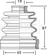 Borg & Beck BCB2742 - Маншон, полуоска vvparts.bg