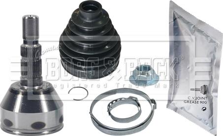 Borg & Beck BCJ1406 - Каре комплект, полуоска vvparts.bg