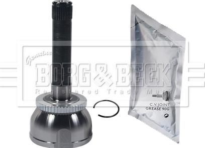 Borg & Beck BCJ1600 - Каре комплект, полуоска vvparts.bg