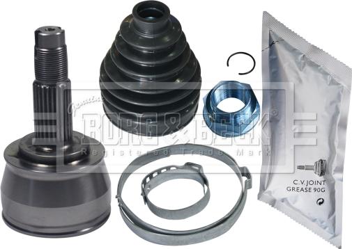 Borg & Beck BCJ1608 - Каре комплект, полуоска vvparts.bg