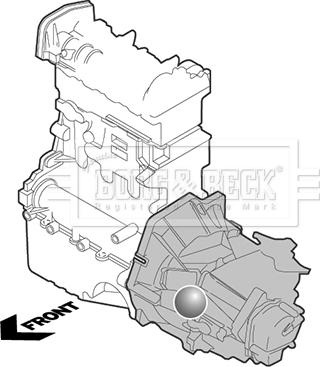 Borg & Beck BEM3264 - Окачване, двигател vvparts.bg