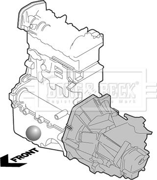 Borg & Beck BEM3906 - Окачване, двигател vvparts.bg