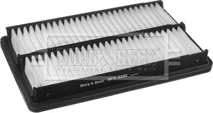 Borg & Beck BFA2281 - Въздушен филтър vvparts.bg