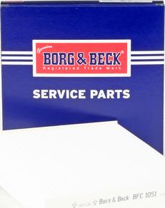 Borg & Beck BFC1051 - Филтър купе (поленов филтър) vvparts.bg