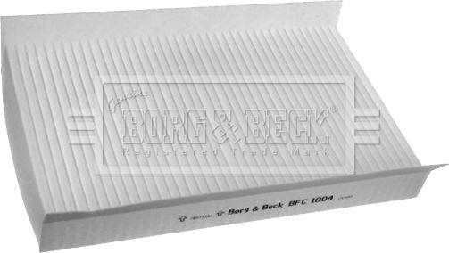 Borg & Beck BFC1004 - Филтър купе (поленов филтър) vvparts.bg