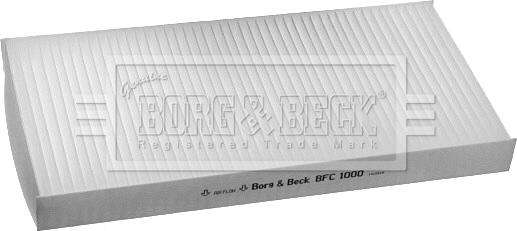 Borg & Beck BFC1000 - Филтър купе (поленов филтър) vvparts.bg