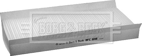 Borg & Beck BFC1016 - Филтър купе (поленов филтър) vvparts.bg