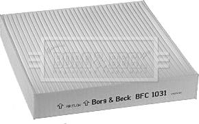 Borg & Beck BFC1031 - Филтър купе (поленов филтър) vvparts.bg