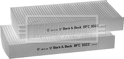 Borg & Beck BFC1022 - Филтър купе (поленов филтър) vvparts.bg