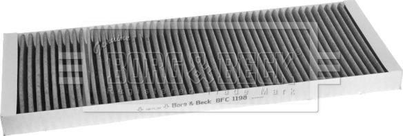 Borg & Beck BFC1198 - Филтър купе (поленов филтър) vvparts.bg
