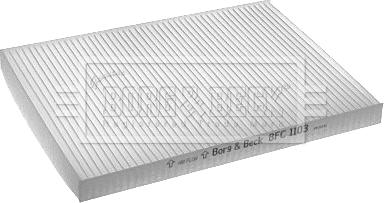 Borg & Beck BFC1103 - Филтър купе (поленов филтър) vvparts.bg