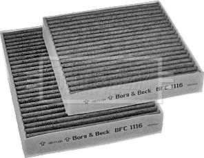 Borg & Beck BFC1116 - Филтър купе (поленов филтър) vvparts.bg