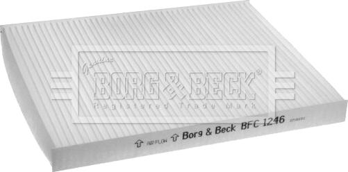 Borg & Beck BFC1246 - Филтър купе (поленов филтър) vvparts.bg