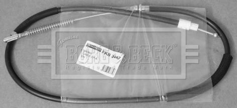 Borg & Beck BKB3447 - Жило, ръчна спирачка vvparts.bg